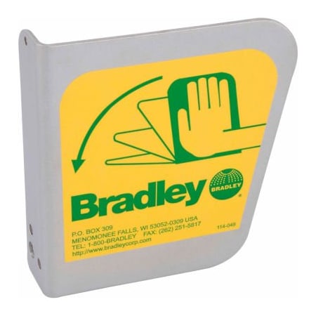 Bradley Bradley S08-336 Eyewash Handle/Label Assembly, Stainless Steel S08-336